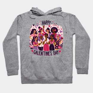 Cheers to Sisterhood: A Galentine's Day Celebration! Hoodie